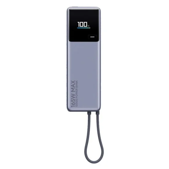 Xiaomi 165W Power Bank 10000Mah (Integrated Cable) Gl - Grey